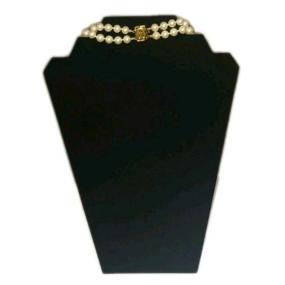 Double Strand Faux Pearl's 15" and 17" With Gold Coated Clasp. NWOT - Picture 3 of 4